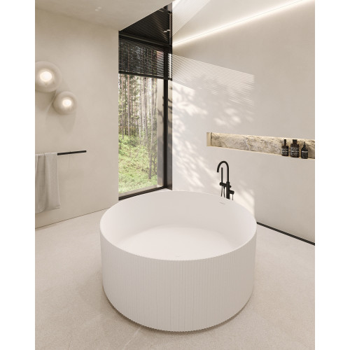 Ванна из искусственного камня ABBER Stein AS9679 белая матовая