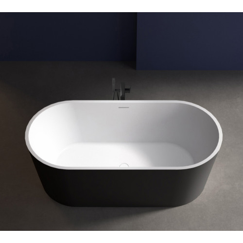 Акриловая ванна ABBER AB9209MB черная матовая