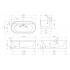 Акриловая ванна ABBER AB9444MW белая матовая