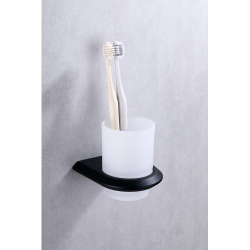 Стакан для зубных щеток ABBER Nord AA1556B черный матовый