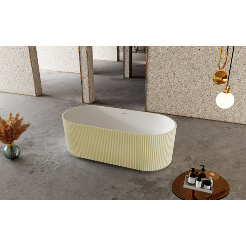 Ванна из искусственного камня ABBER Stein AS9601MS песочная матовая