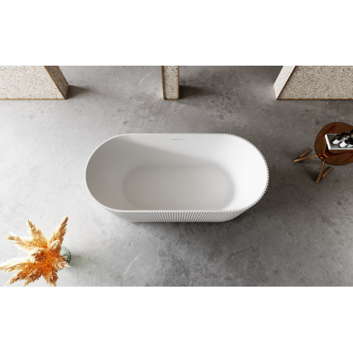 Ванна из искусственного камня ABBER Stein AS9601MS песочная матовая