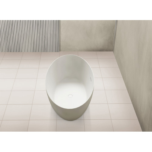 Ванна из искусственного камня ABBER Stein AS9625-1.7 белая матовая