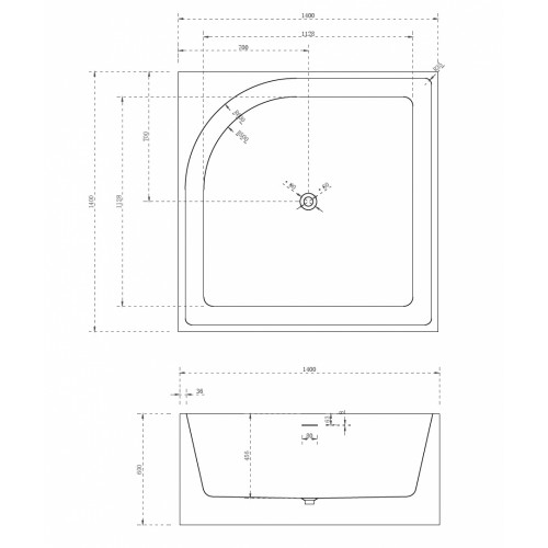 Акриловая ванна ABBER AB9337 белая