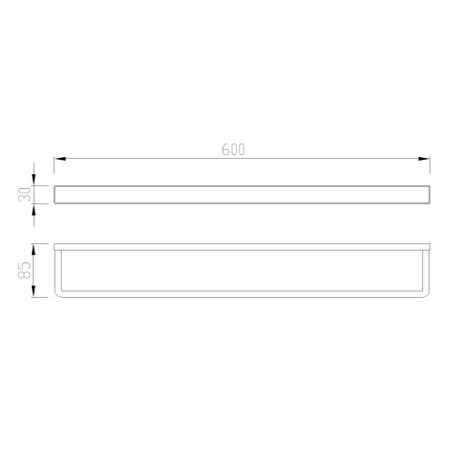 Полотенцедержатель ABBER Westen AA1755G золото матовое