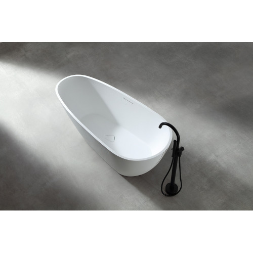 Ванна из искусственного камня ABBER Dortmund AM9911 белая матовая