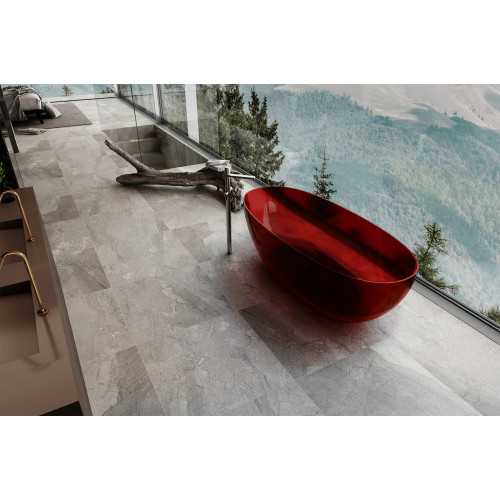 Прозрачная ванна ABBER Kristall AT9703Rubin красная