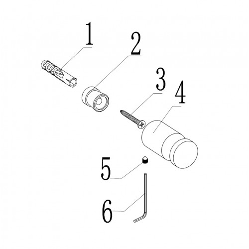 Крючок ABBER Osten 316 AA1850BST сталь брашированная