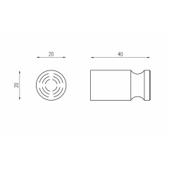 Крючок ABBER Osten 316 AA1850BST сталь брашированная