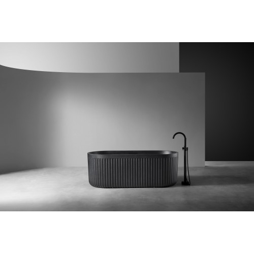 Ванна из искусственного камня ABBER Stuttgart AM9925B черная матовая