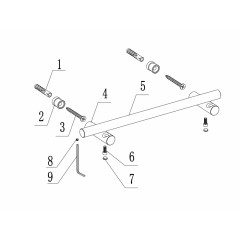 Полотенцедержатель ABBER Osten 316 AA1853BST сталь брашированная