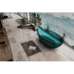 Прозрачная ванна ABBER Kristall AT9702Aquamarin бирюзовая