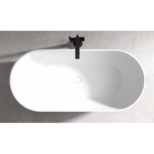 Акриловая ванна ABBER AB9241MB черная матовая