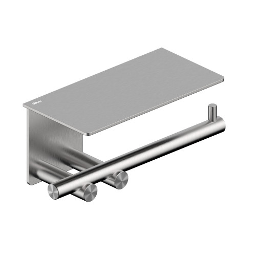 Бумагодержатель с полкой ABBER Osten 316 AA1830BST сталь брашированная