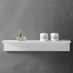 Полочка для ванной комнаты ABBER Stein AS1654 белая матовая