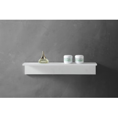 Полочка для ванной комнаты ABBER Stein AS1654 белая матовая