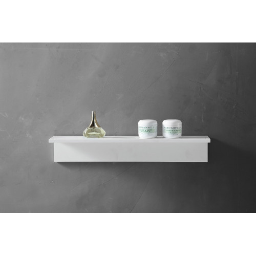 Полочка для ванной комнаты ABBER Stein AS1654 белая матовая
