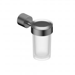 Стакан для зубных щеток с держателем ABBER Osten 316 AA1861BGG оружейная сталь брашированная