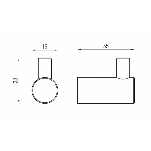 Крючок ABBER Osten 316 AA1851BST сталь брашированная
