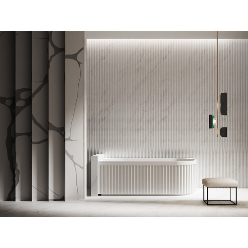 Акриловая ванна ABBER AB9412-1.5 L белая