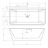 Акриловая ванна ABBER AB9212-1.7 белая