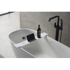 Полка для ванны ABBER Stein AS1601 белая матовая