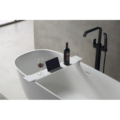 Полка для ванны ABBER Stein AS1601 белая матовая