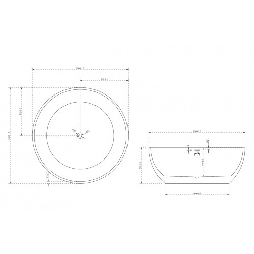 Акриловая ванна ABBER AB9279 белая