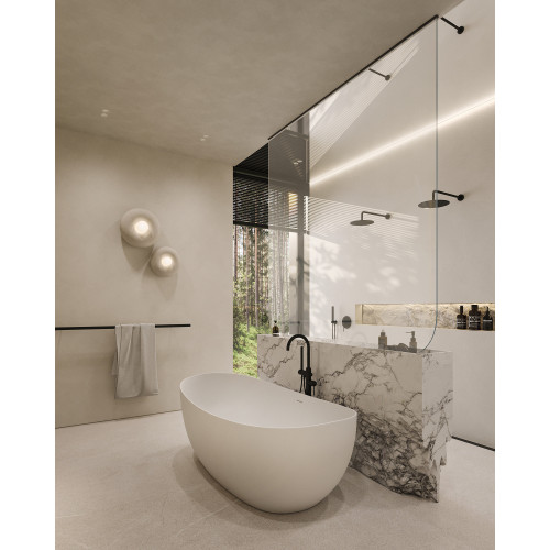 Акриловая ванна ABBER AB9237 белая