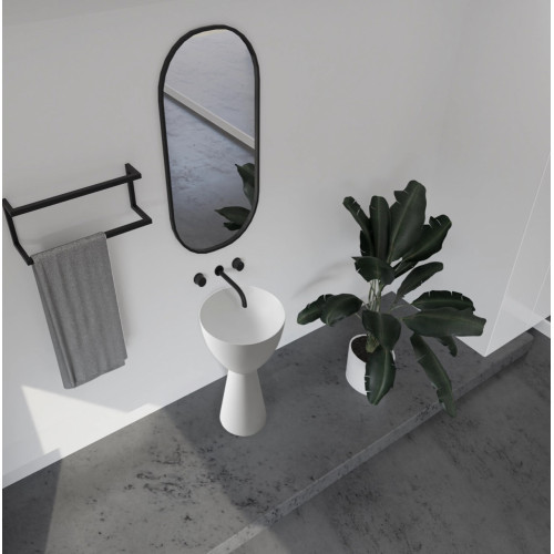 Раковина отдельностоящая ABBER Stein AS2507 белая матовая