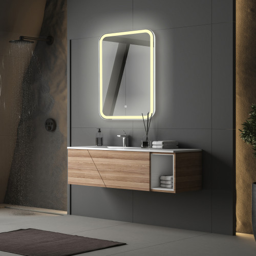 Зеркало ABBER See AG6106S с подсветкой, сенсорный выключатель, диммер