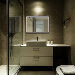 Зеркало ABBER See AG6110SCL-0.8 с подсветкой, бесконтактный выключатель, диммер, черный