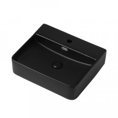 Раковина накладная ABBER Rechteck AC2203MB черная матовая