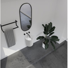 Раковина подвесная ABBER Stein AS2624 белая матовая