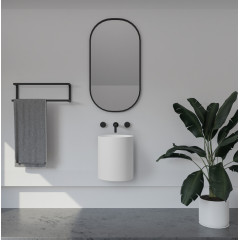 Раковина подвесная ABBER Stein AS2624 белая матовая