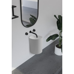 Раковина подвесная ABBER Stein AS2624 белая матовая