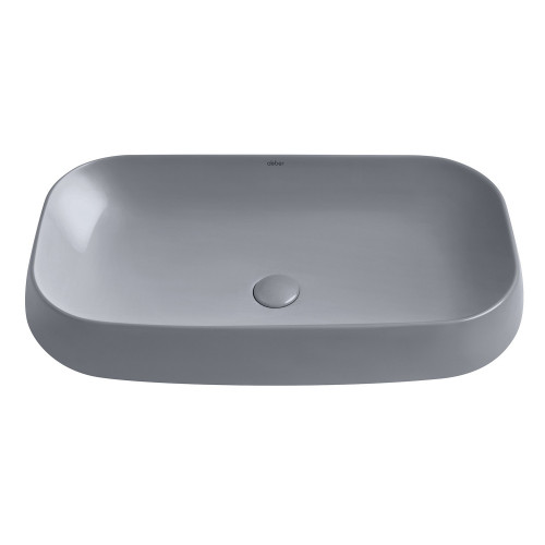 Раковина накладная ABBER Rechteck AC2210MG серая матовая