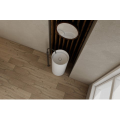 Раковина отдельностоящая ABBER Stein AS2516-H белая матовая