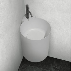 Раковина подвесная ABBER Stein AS2625 белая матовая