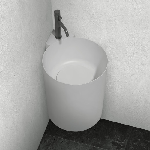 Раковина подвесная ABBER Stein AS2625 белая матовая