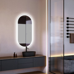 Зеркало ABBER Kontur AG6303S-1.0 с подсветкой, сенсорный выключатель, диммер