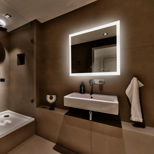 Зеркало ABBER See AG6107SL-1.0 с подсветкой, сенсорный выключатель, диммер