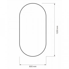 Зеркало для ванной ABBER Immer Offen AG6401B