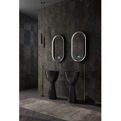 Раковина отдельностоящая карбоновая ABBER Karbon AK2003 черная