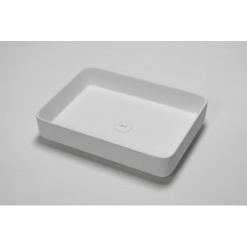 Раковина накладная ABBER Stein AS2629 белая матовая