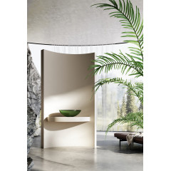 Раковина накладная прозрачная ABBER Kristall AT2802Emerald зеленая