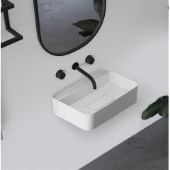 Раковина подвесная ABBER Stein AS2626 белая матовая