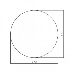 Зеркало ABBER Mond AG6204SSmart с подсветкой, SMART-управление