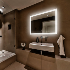 Зеркало ABBER See AG6107SXL-1.2 с подсветкой, сенсорный выключатель, диммер