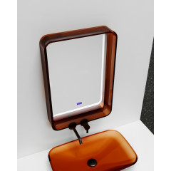 Зеркало для ванной ABBER Kristall AT6701Opal с подсветкой